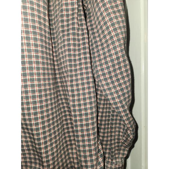 Ariat Men Red Green Plaid Long Sleeve Button-Up Shirt XXl - Picture 6 of 8